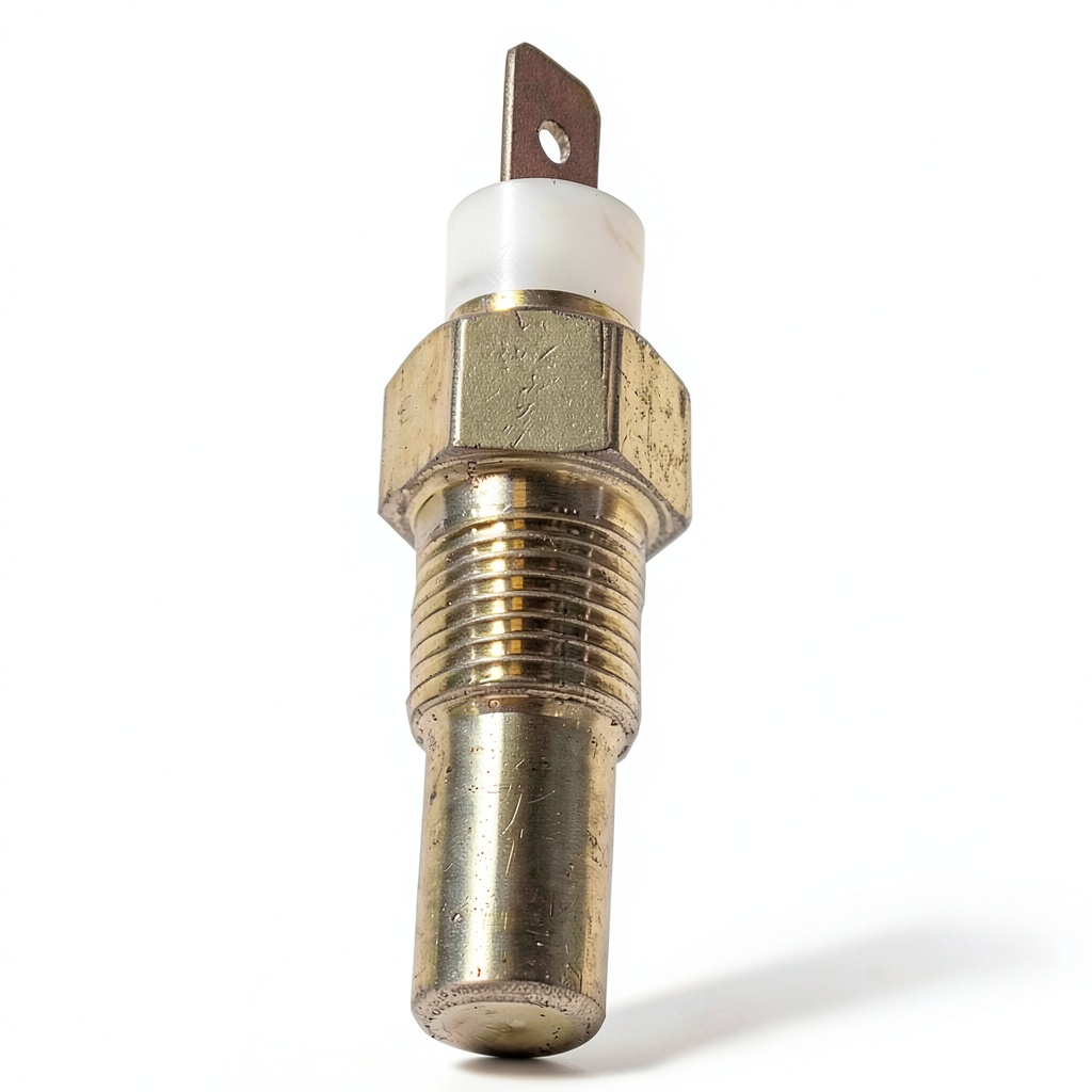 Water temperature sender switch with metal construction