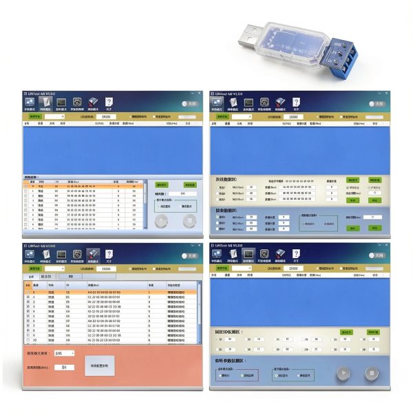 ZORZA USB to LIN Bus Analyzer Controller 16-Channel Slave Support-4