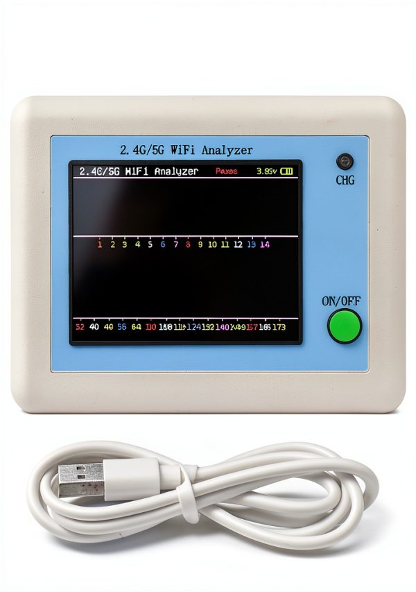 Analyzer Luqeeg 2.4" TFT Analyzer with Light Indicator and 4h Standby-6