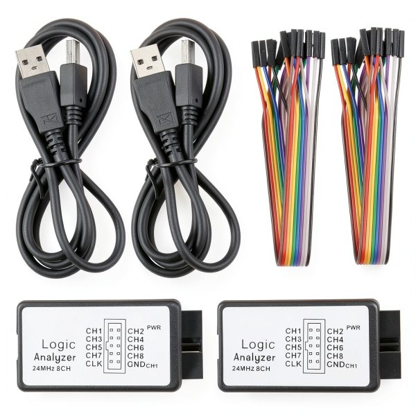 USB Logic Analyzer UMLOFE 2pcs 8 Channel 24MHz for Arduino ARM FPGA-0