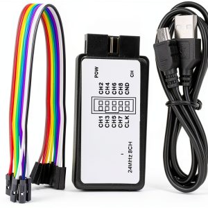 USB Logic Analyzer ViaGasaFamido 8-Channel 24MHz DSLogic Plus-0