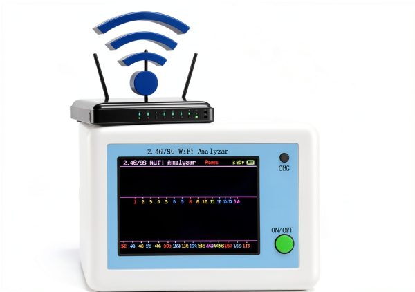 Analyzer Luqeeg 2.4" TFT Analyzer with Light Indicator and 4h Standby-2