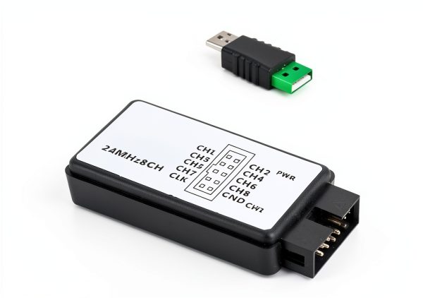 USB Logic Analyzer ViaGasaFamido 8-Channel 24MHz DSLogic Plus-3