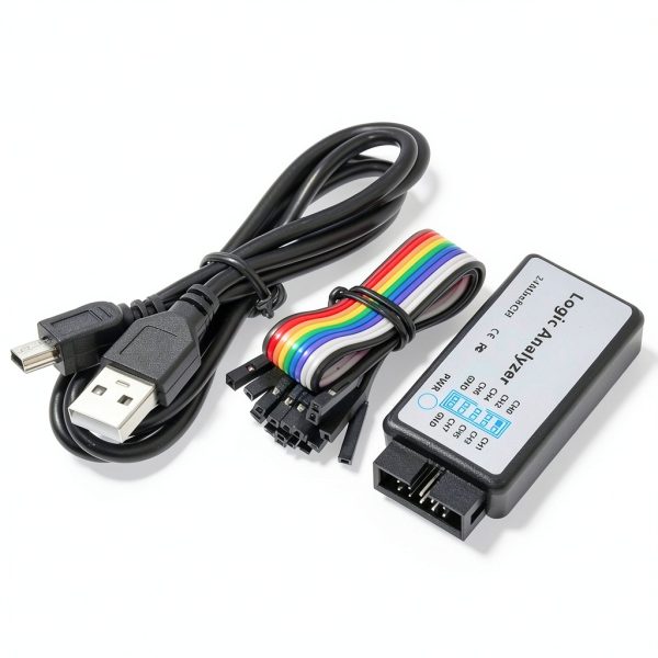 USB Logic Analyzer DUTTY 24MHz 8-Channel EMI Ferrite Ring USB Cable-3