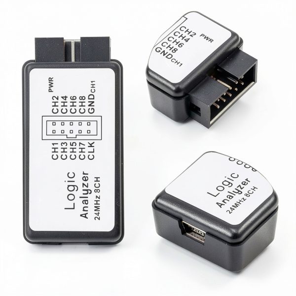 USB Logic Analyzer ACEIRMC 24MHz 8CH with EMI Ferrite USB Cable-2