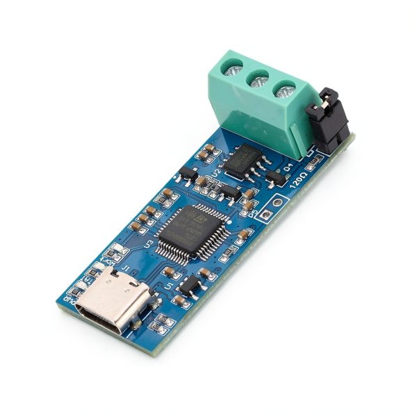 USB to CAN Module Converter WALFRONT V2.0 LED Type-C Power for CAN FD-7