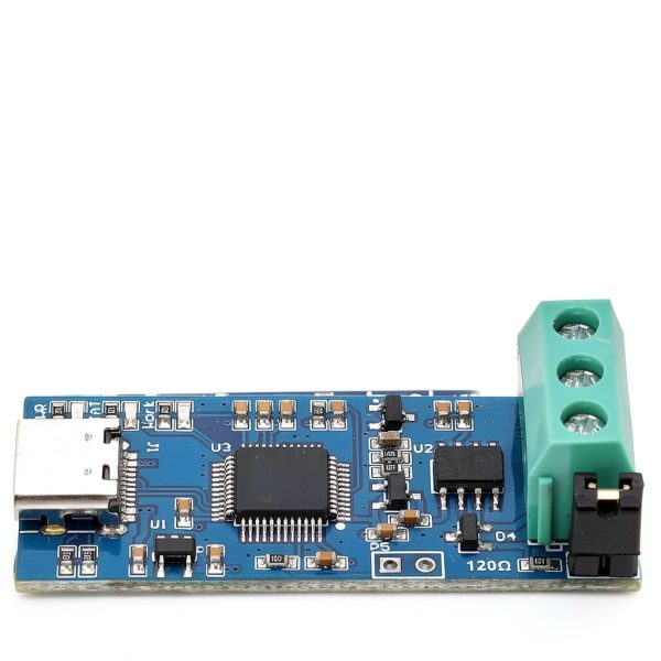 USB to CAN Module Converter WALFRONT V2.0 LED Type-C Power for CAN FD-3