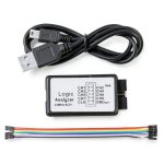 USB Logic Analyzer ACEIRMC 24MHz 8CH with EMI Ferrite USB Cable-0