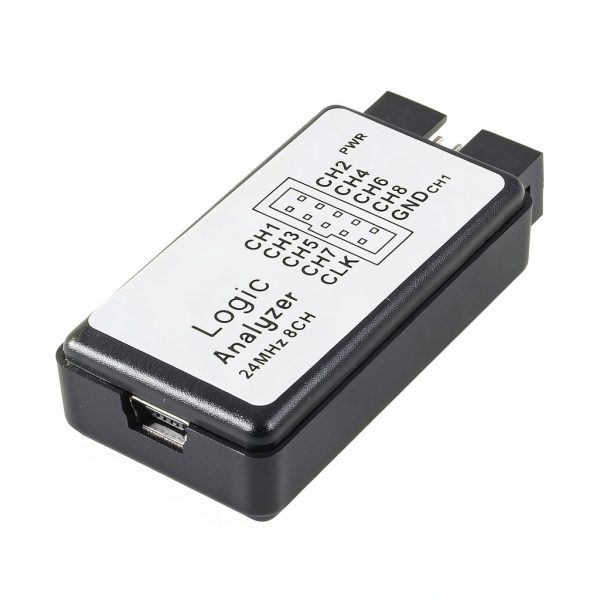 USB Logic Analyzer ACEIRMC 24MHz 8CH with EMI Ferrite USB Cable-5