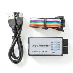 USB Logic Analyzer DUTTY 24MHz 8-Channel EMI Ferrite Ring USB Cable-0