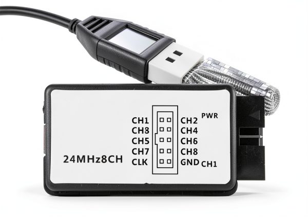 USB Logic Analyzer ViaGasaFamido 8-Channel 24MHz DSLogic Plus-2