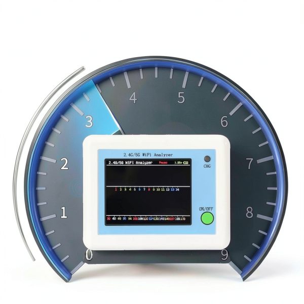 Analyzer Luqeeg 2.4" TFT Analyzer with Light Indicator and 4h Standby-4