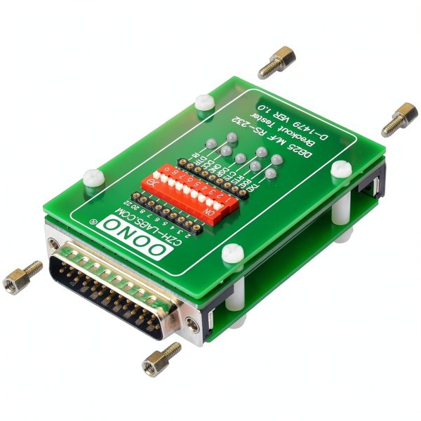 CZH-LABS RS232 DB25 Male to Female Breakout Tester LED Monitor Module-3