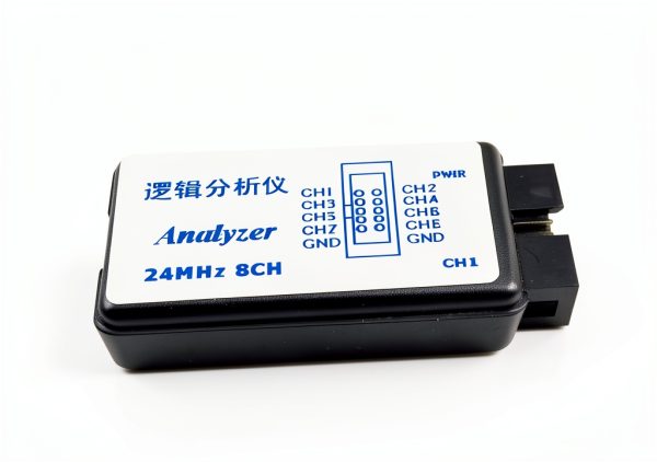 USB Logic Analyzer 24MHz 8CH Ferwooh with 12 Color Test Hook Clips-3