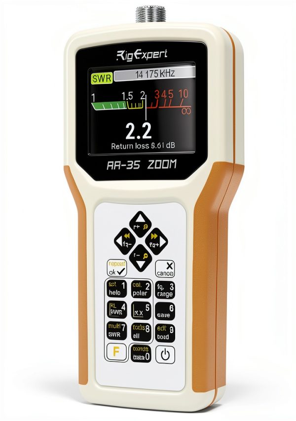 RigExpert AA-35 Zoom HF Antenna Analyzer 0.06‑35 MHz Portable Tester-0