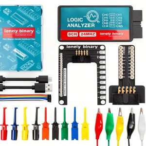 Logic Analyzer Board Adapter 8 Channel 24MHz USB Kit LONELY BINARY-0